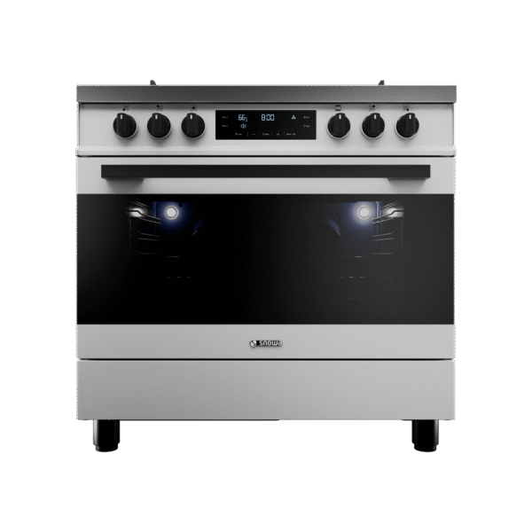 Gas Cooker Oven Hirvan White 001 42to nw